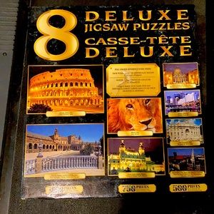 8 Deluxe Jigsaw Puzzles 🧩 **NEW**